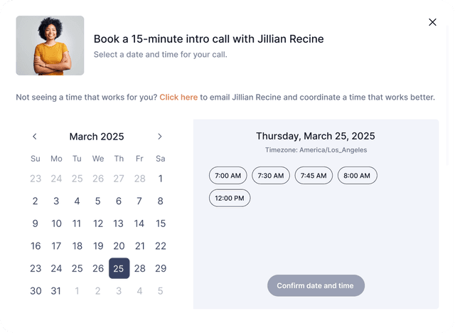 Schedule call